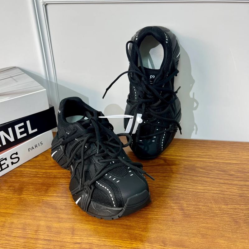 真皮网面老爹鞋女2025春秋季新款爆款吸膜底复古时尚休闲运动女鞋