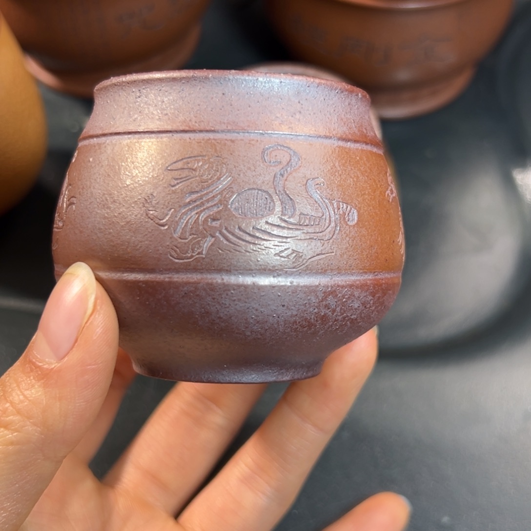 紫砂茶杯微瑕不退不换