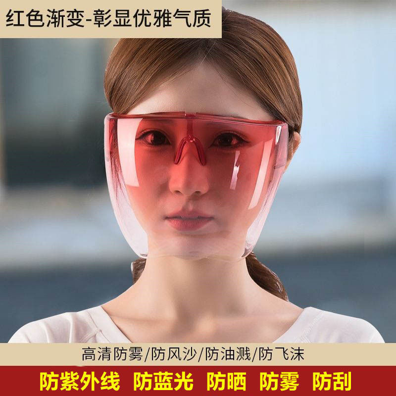  2506-007透明面罩防雾防风沙防尘