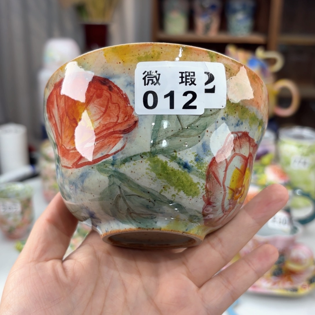 景德镇手绘高温釉下彩陶瓷茶具