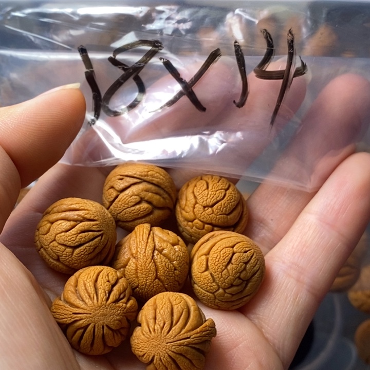 手串文玩核桃秦岭野生龙纹桃核18