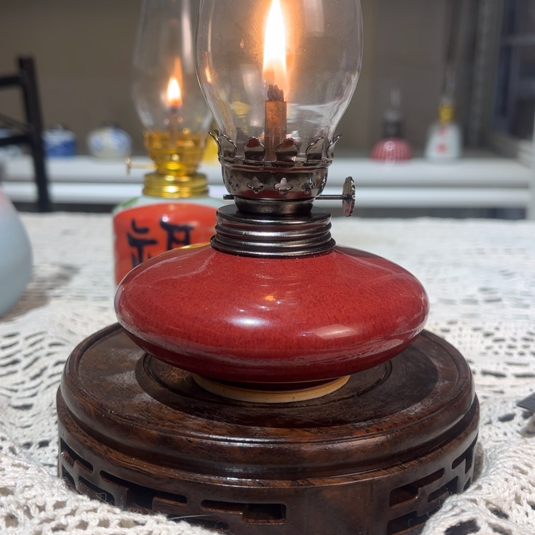 摆件景德镇陶瓷香薰灯