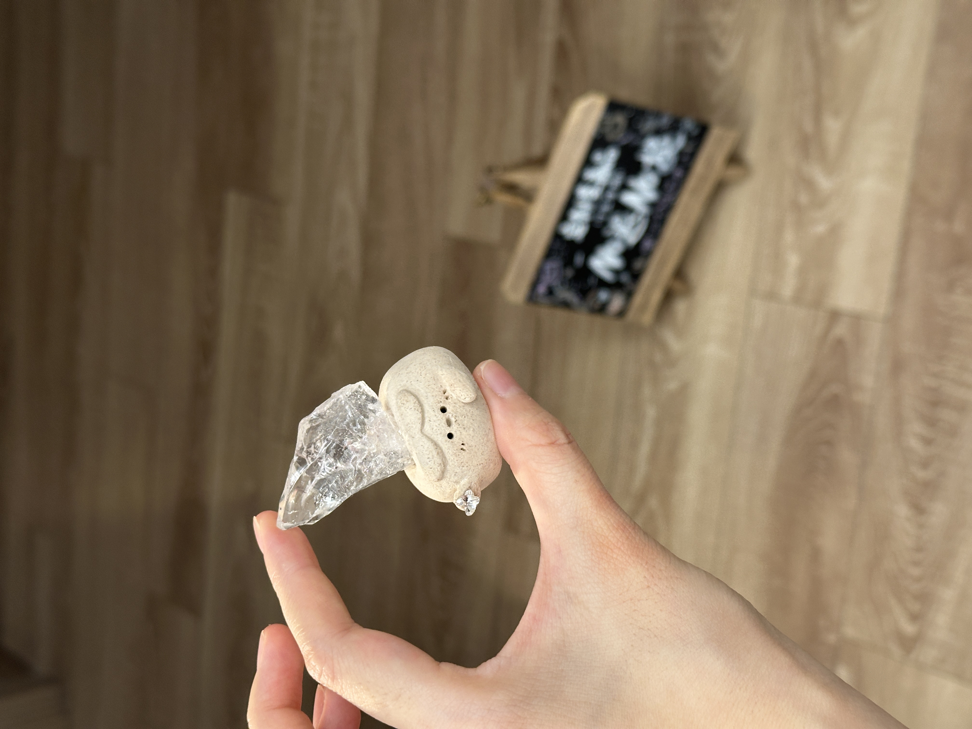 水晶小豆丁可爱白阿塞