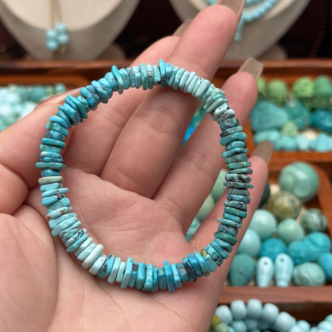 绿松石珠宝奇石未镶嵌