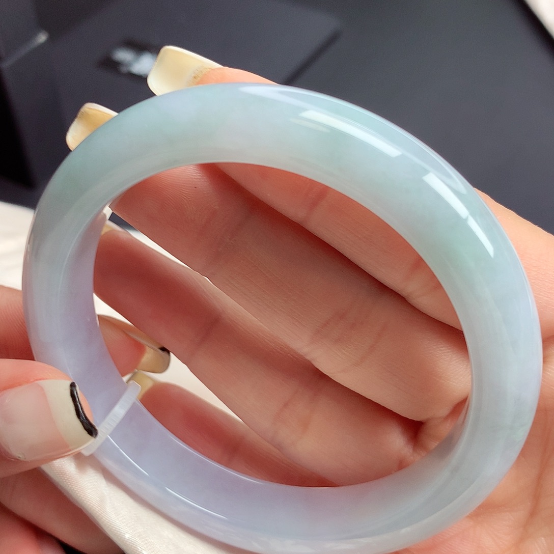 翡翠手镯未镶嵌西*@60圈口