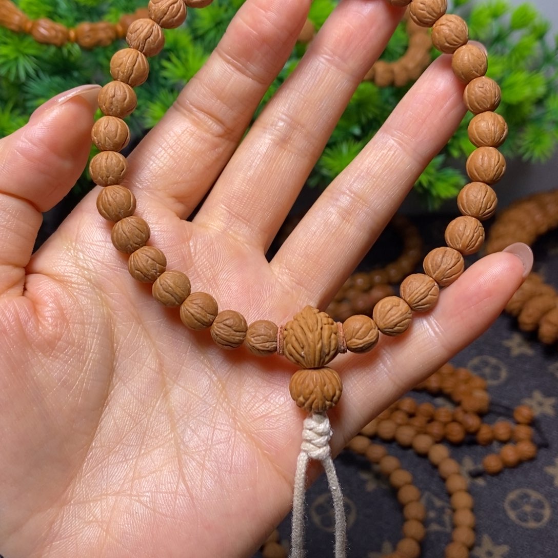 一***菜手串桃核秦岭桃核