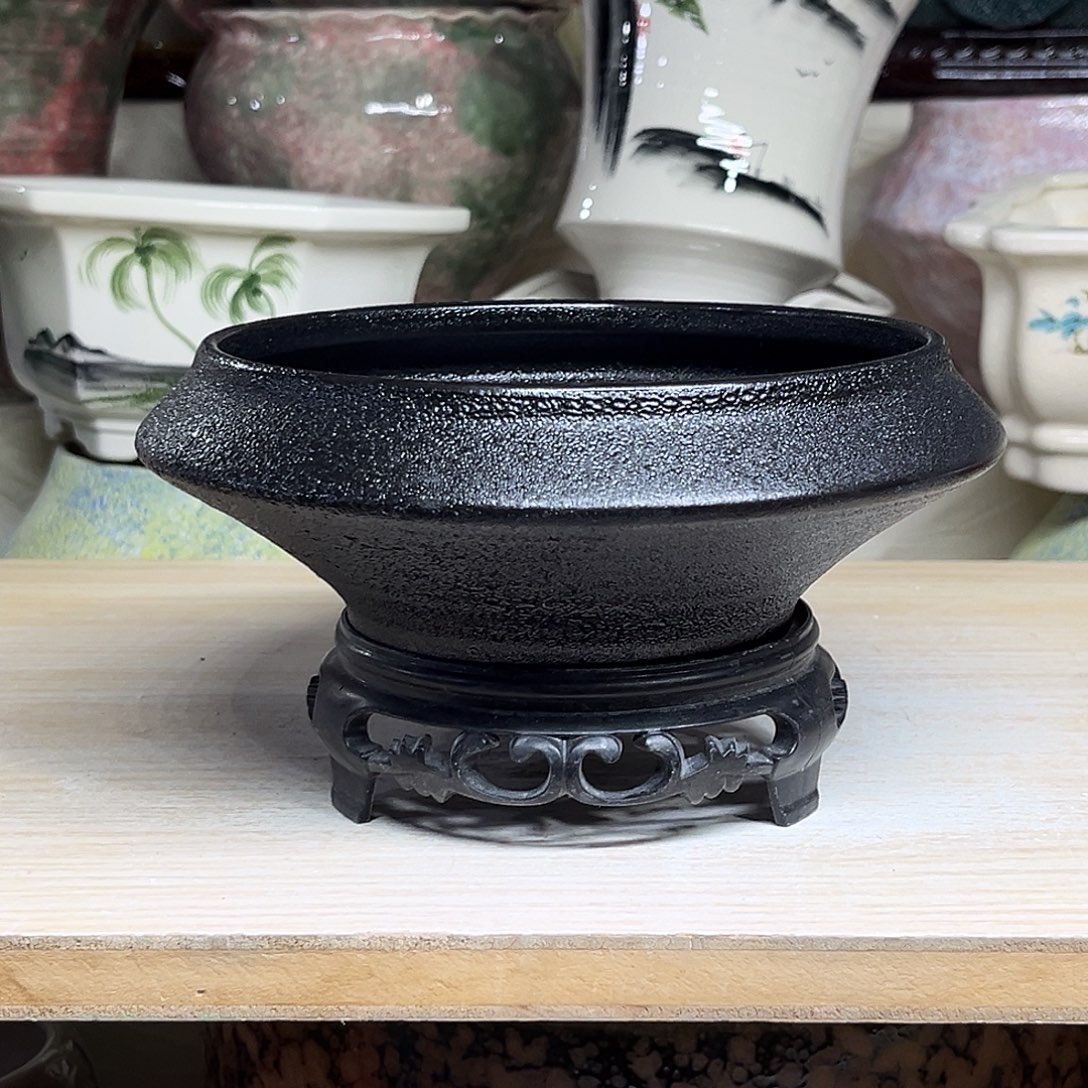 陶瓷绿植多肉微瑕花盆外口径：15*7无孔