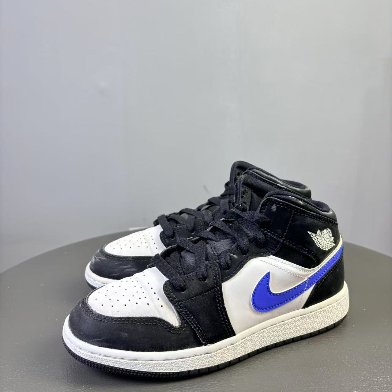 90新 maje 36.5码 AJ1黑蓝球鞋 非原盒