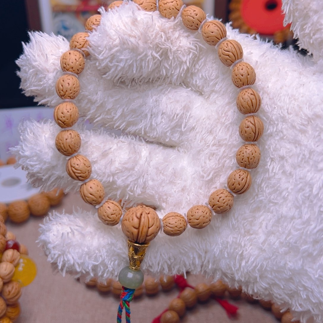 桃核手串没****0.9加小皇桃