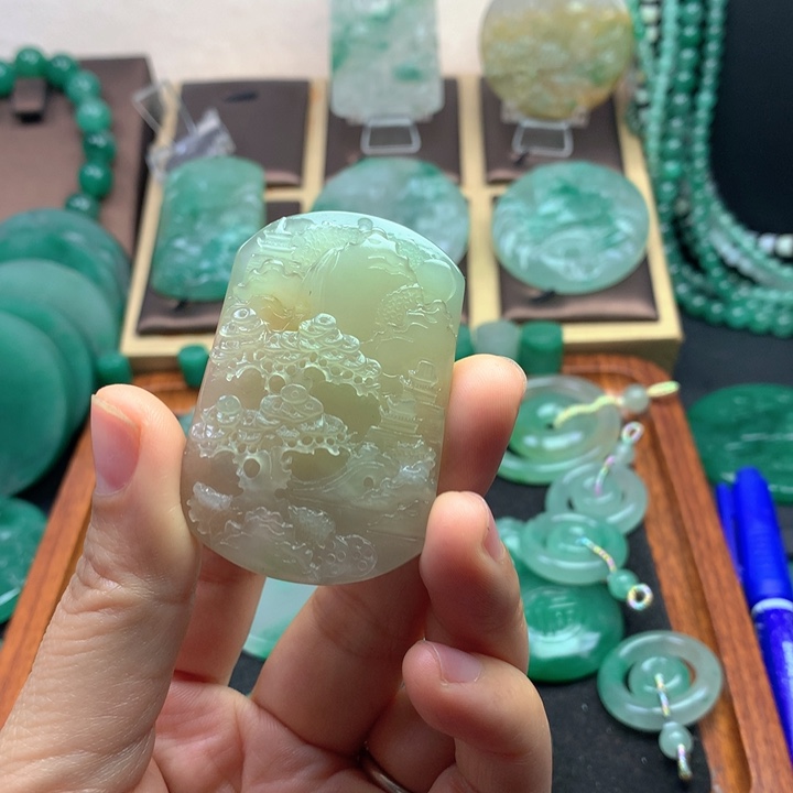 未镶嵌石英质玉珠宝半成品豪*