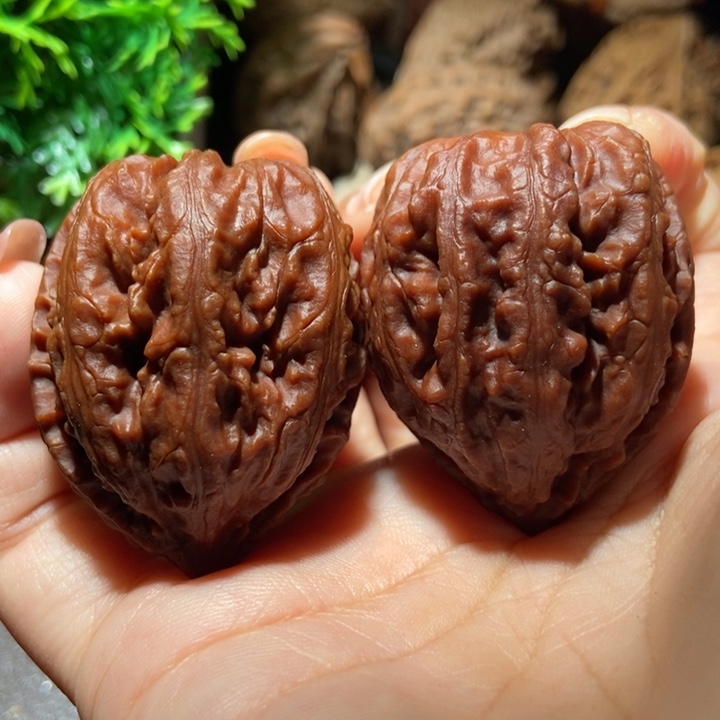 把件文玩核桃东北楸子小雪96