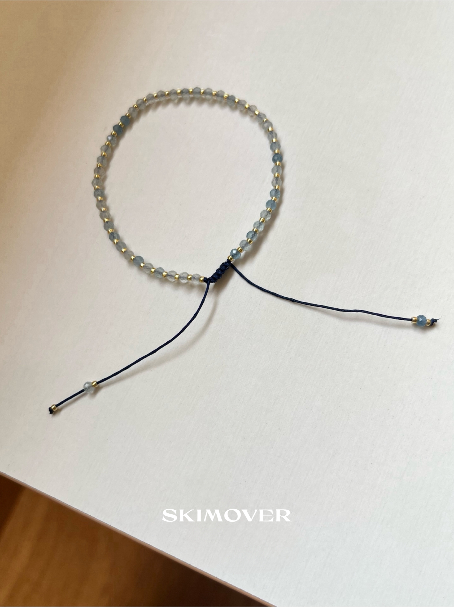 【看款链接】SKIMOVER浮光掠影【海与岸】天然海蓝宝手链