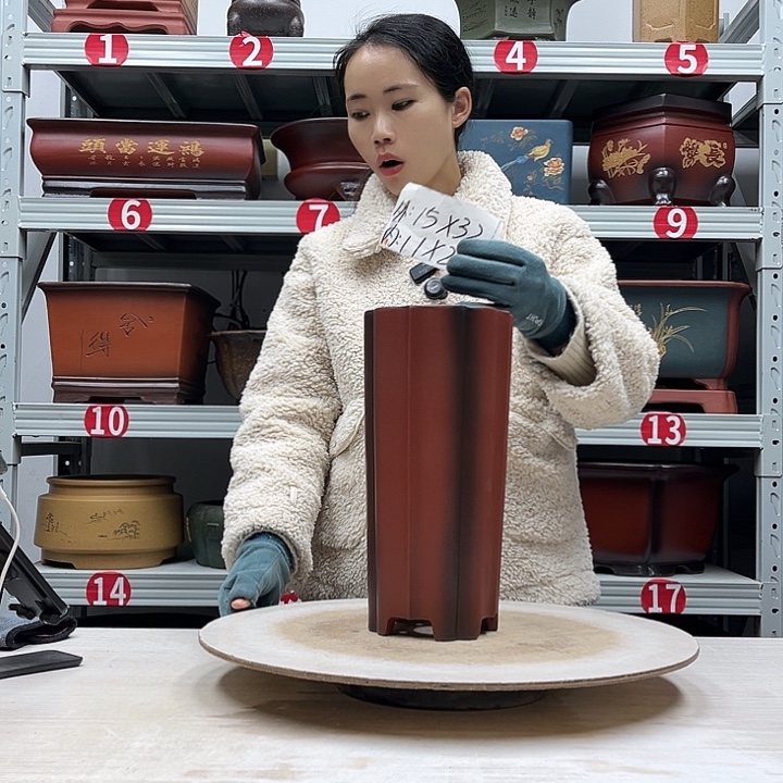 紫砂花盆紫砂花盆