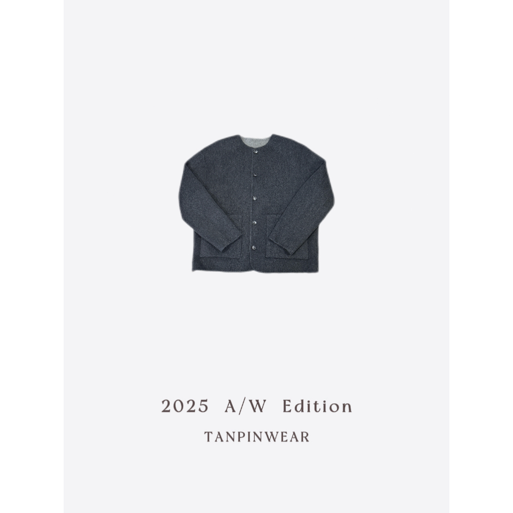 【TANPIN】25A/W 全羊毛 经典小香双面尼外套