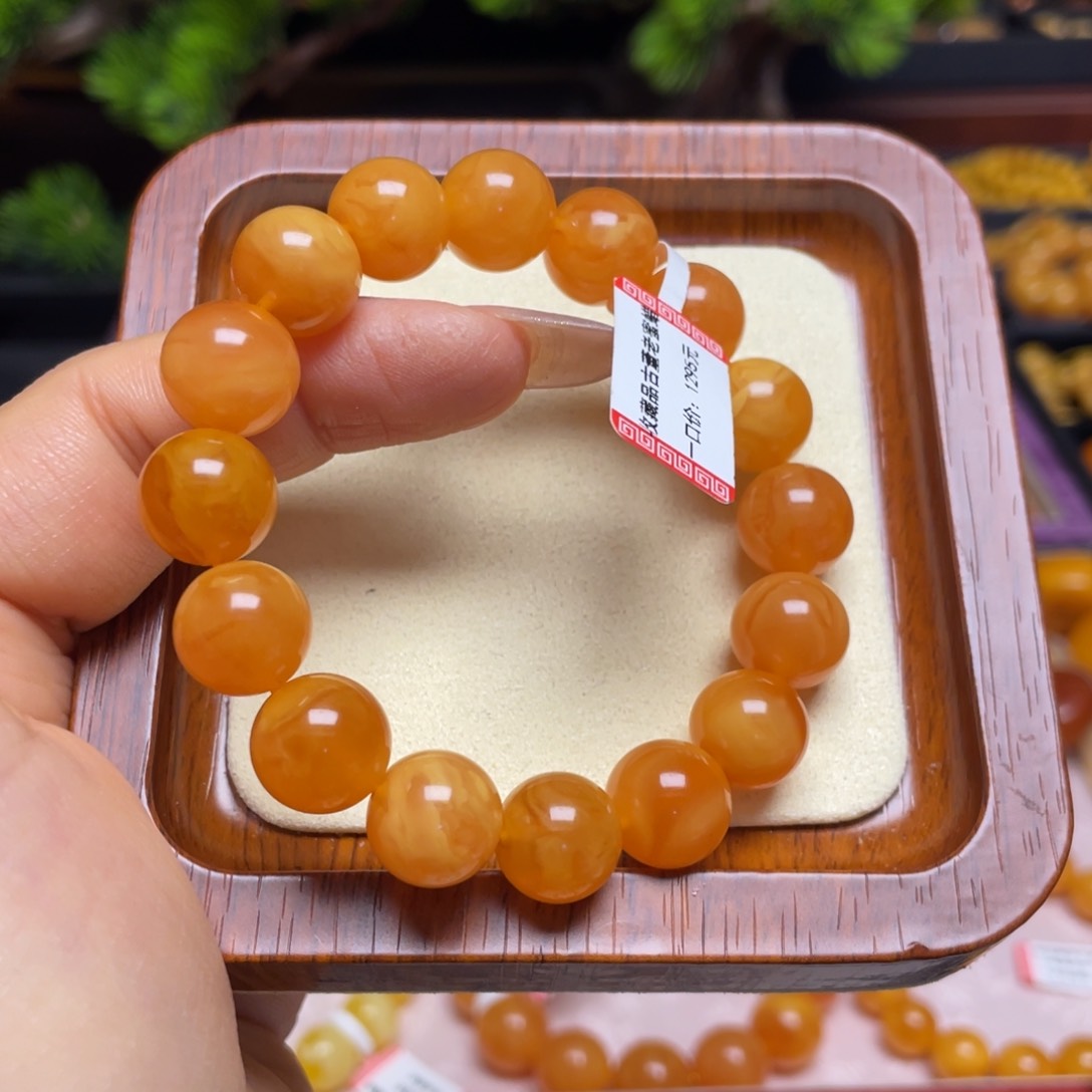 蜜蜡手链未镶嵌手串