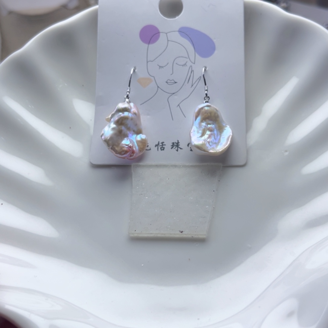 未镶嵌耳饰淡水珍珠【纯恬】