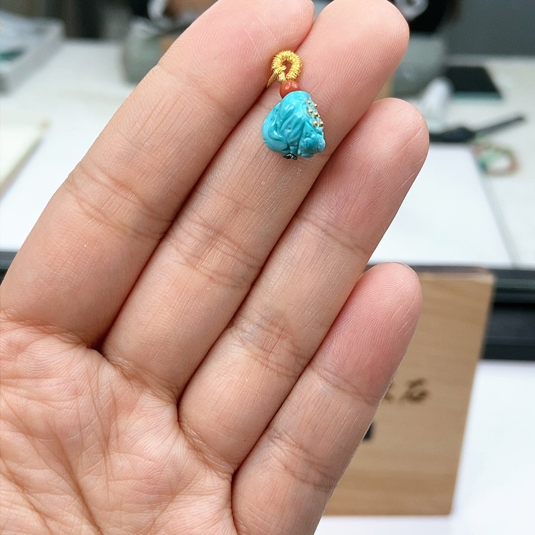 未镶嵌绿松石珠宝奇石