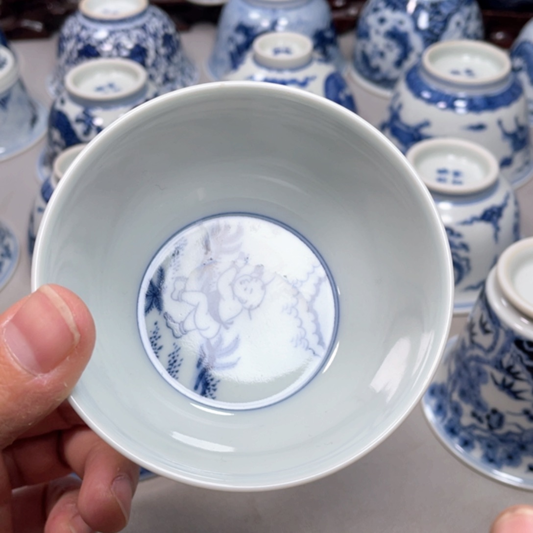 摆件慎*。景德镇陶瓷现代手工陶瓷茶具