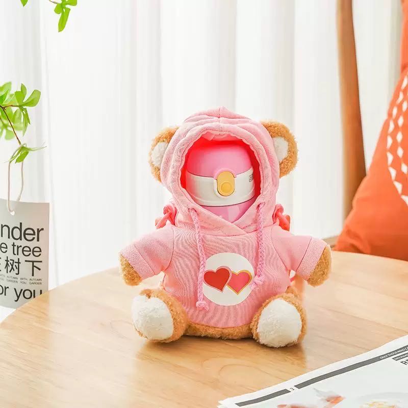 【新疆包邮】小熊卫衣316不锈钢可爱儿童保温杯