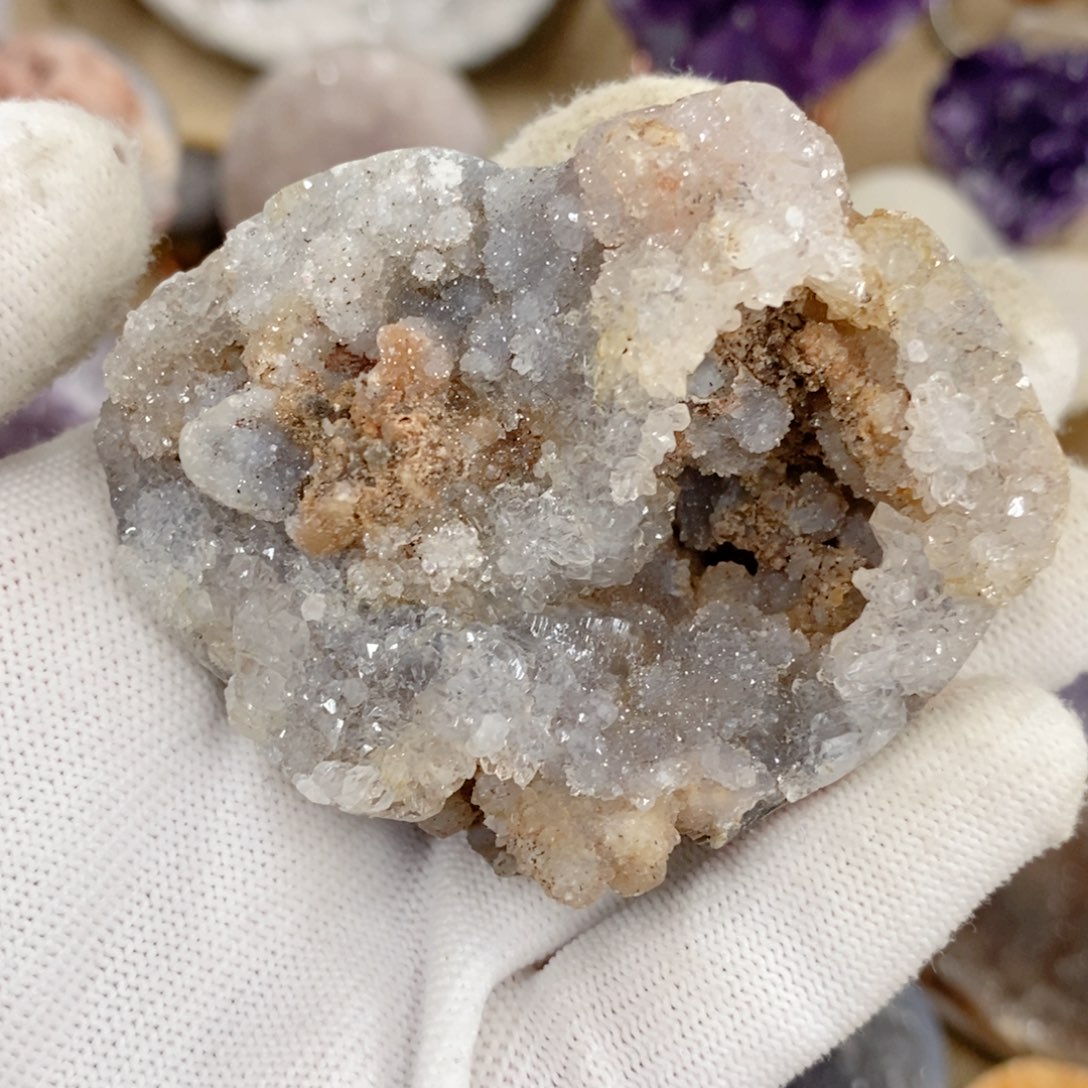 水晶水晶摆件9K金镶嵌