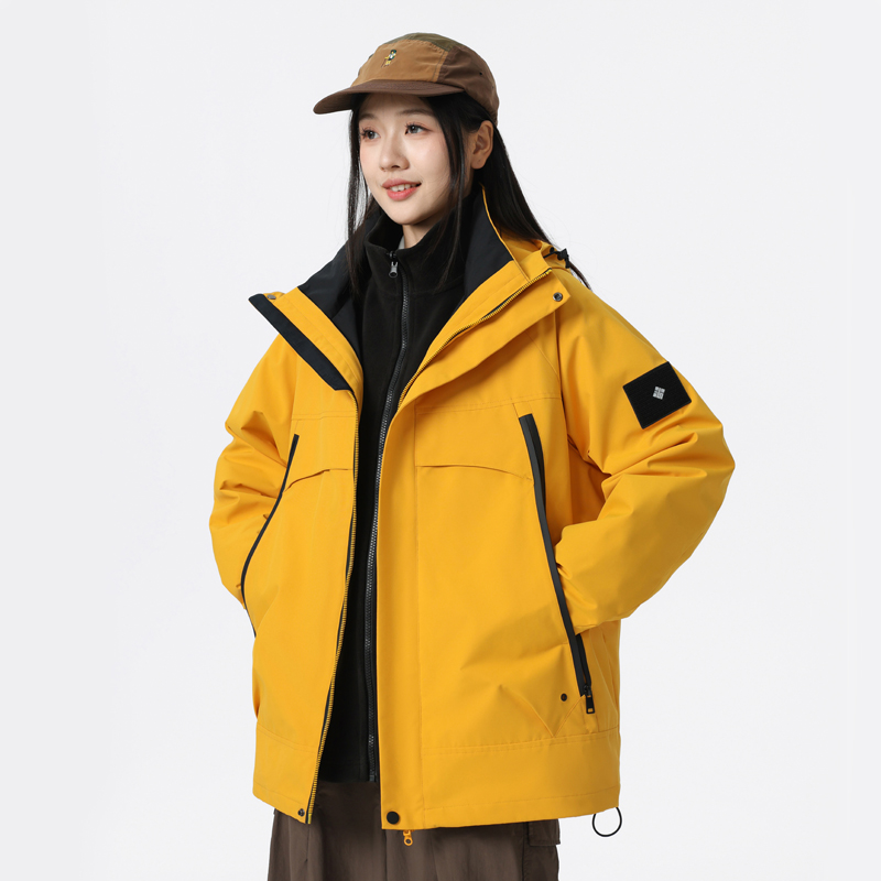 2025秋冬新款 三合一两件套/单外套男女户外防风防水保暖登山服
