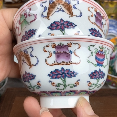 景德镇陶瓷藏式茶碗