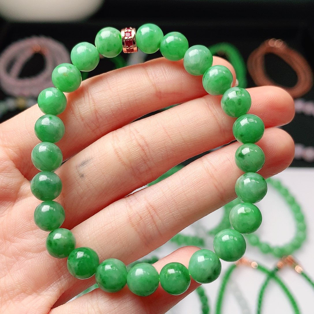 翡翠未镶嵌手链翡翠