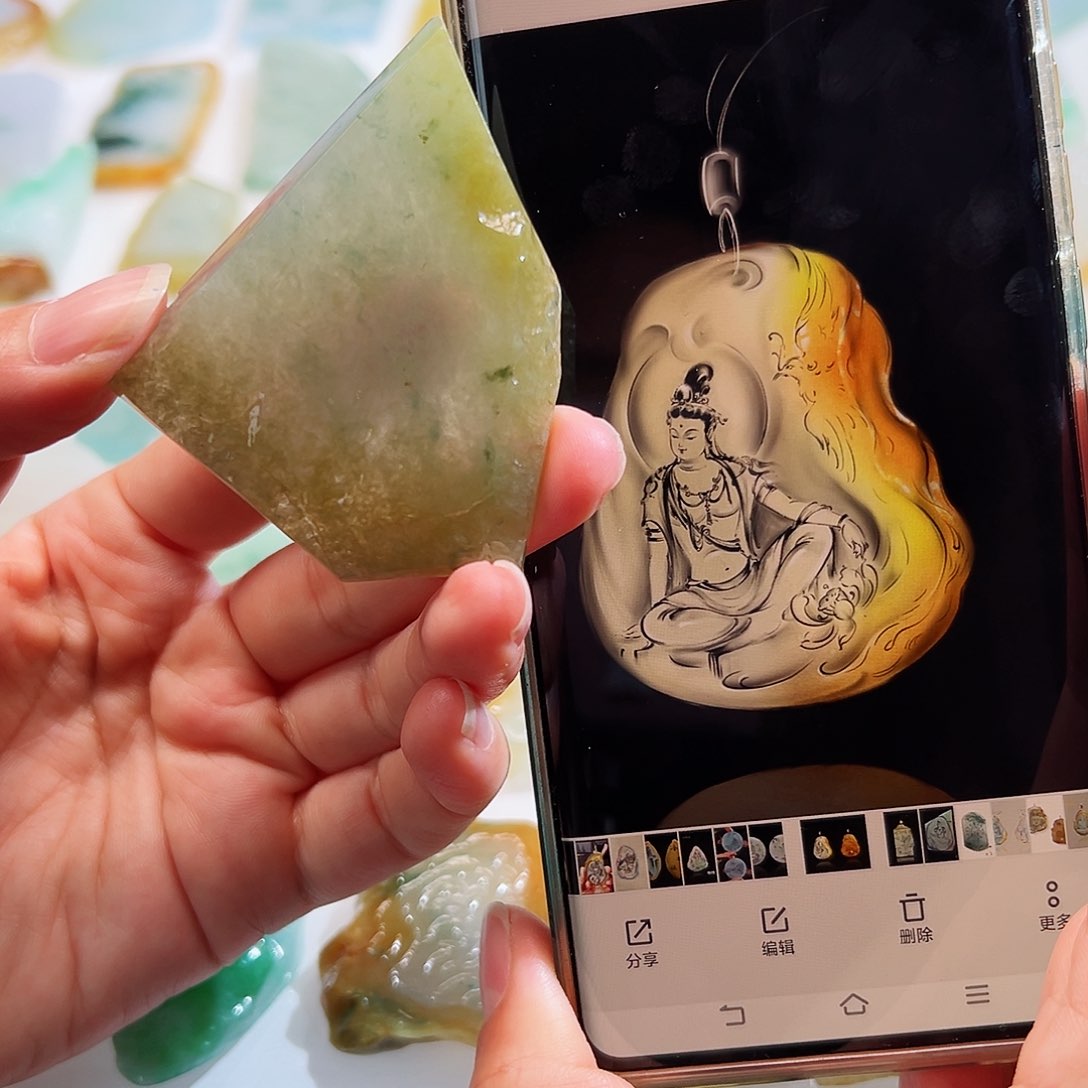 定制翡翠未镶嵌翡翠定制