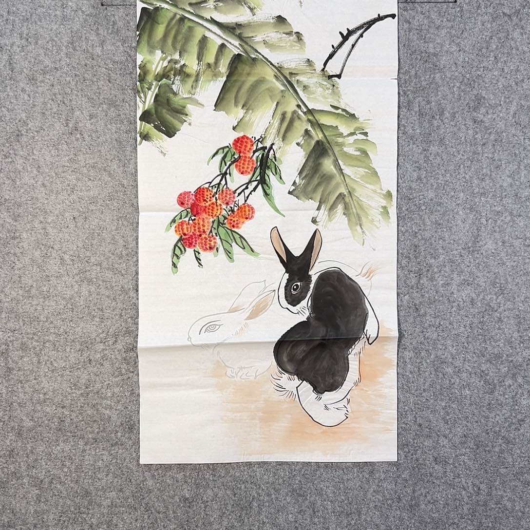 国画280 花鸟在此处飞翔也不太