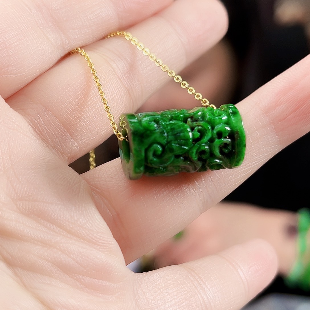 翡翠颈饰未镶嵌多样性发货