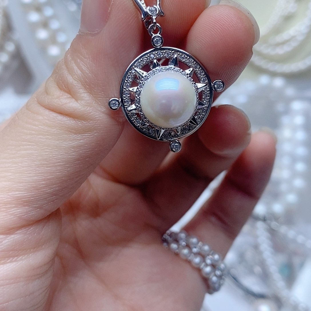 未镶嵌吊坠淡水珍珠