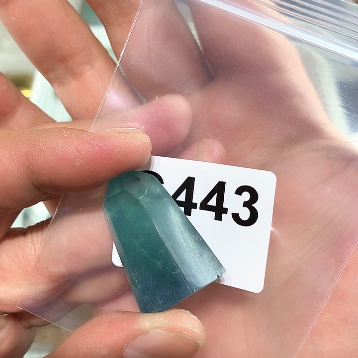 水晶天然水晶柱子C443未镶嵌王*