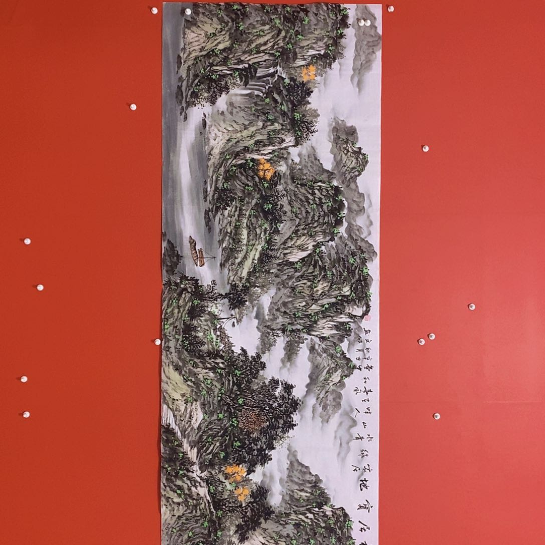 国画山水花鸟国画作品