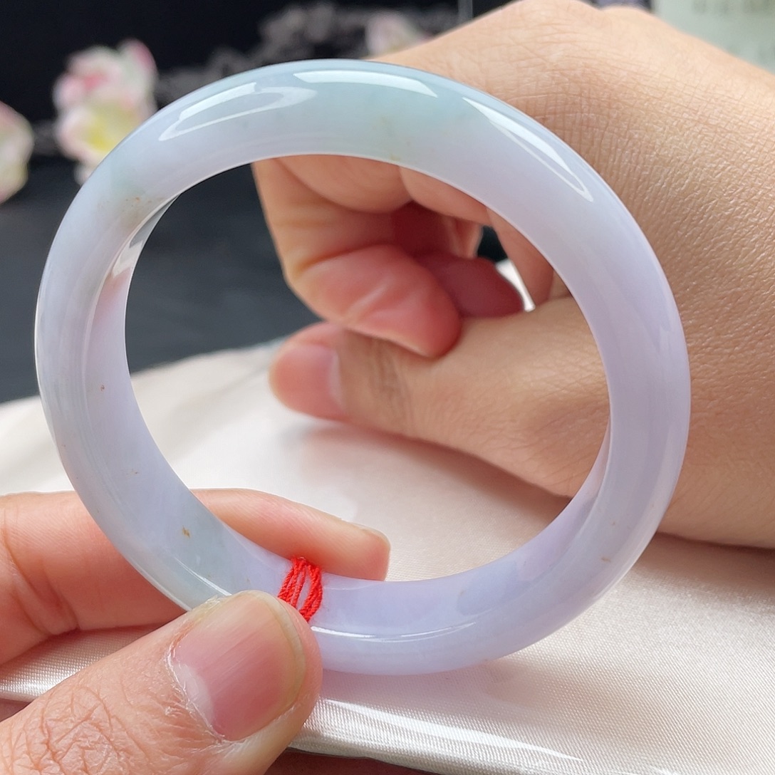 翡翠未镶嵌手镯54.6