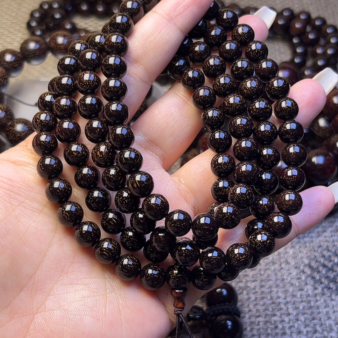 檀香紫檀（小叶紫檀）0.8 108颗满星