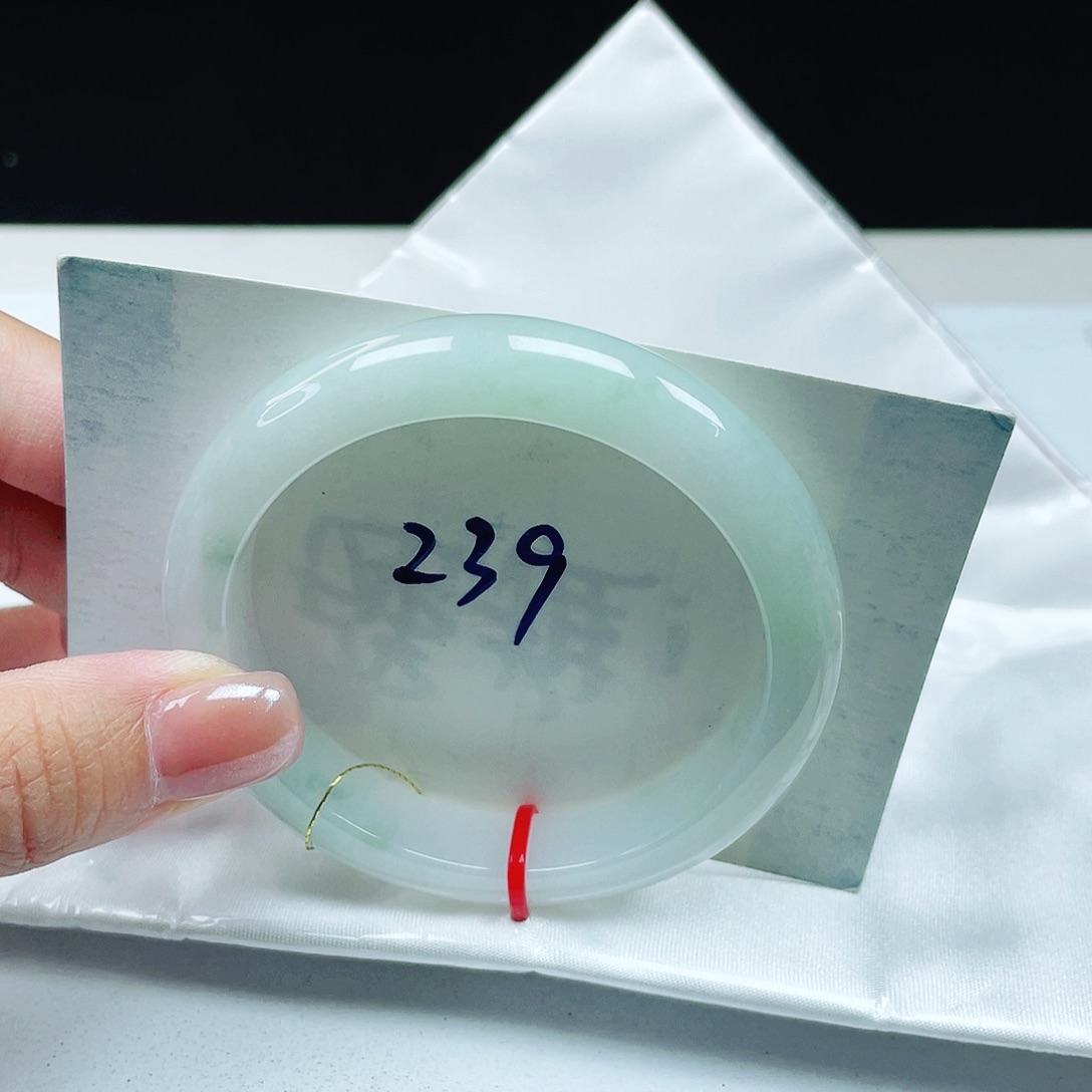 未镶嵌手镯翡翠 正圈52+