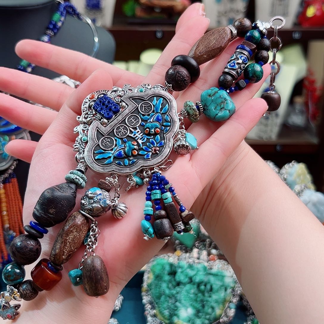 925银珐琅锦象原创设计款式手链