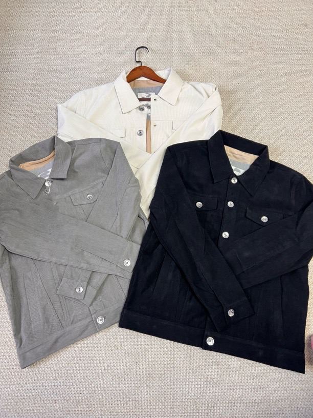 bc条绒新款纯色宽松青年多口袋上衣