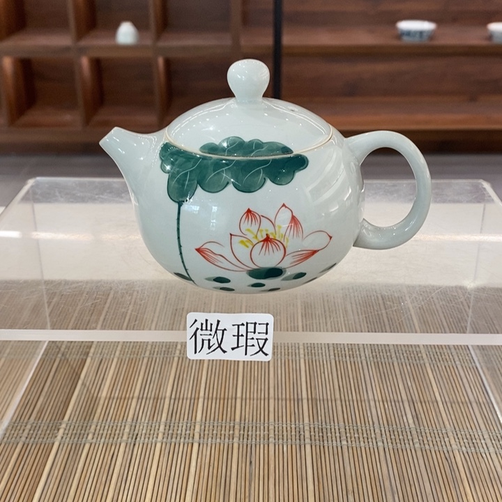 釉下老陶泥手工绘制