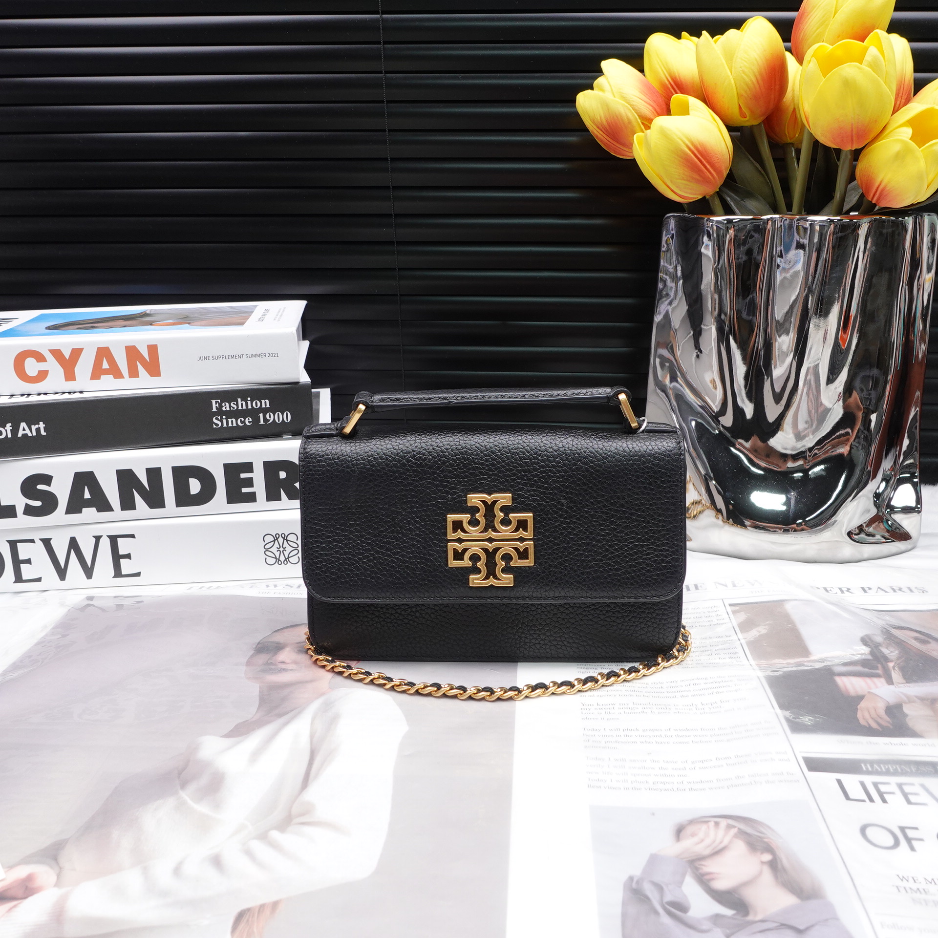 95新 TORY BURCH/汤丽柏琦 单肩包/T_ZY0000  T10224124