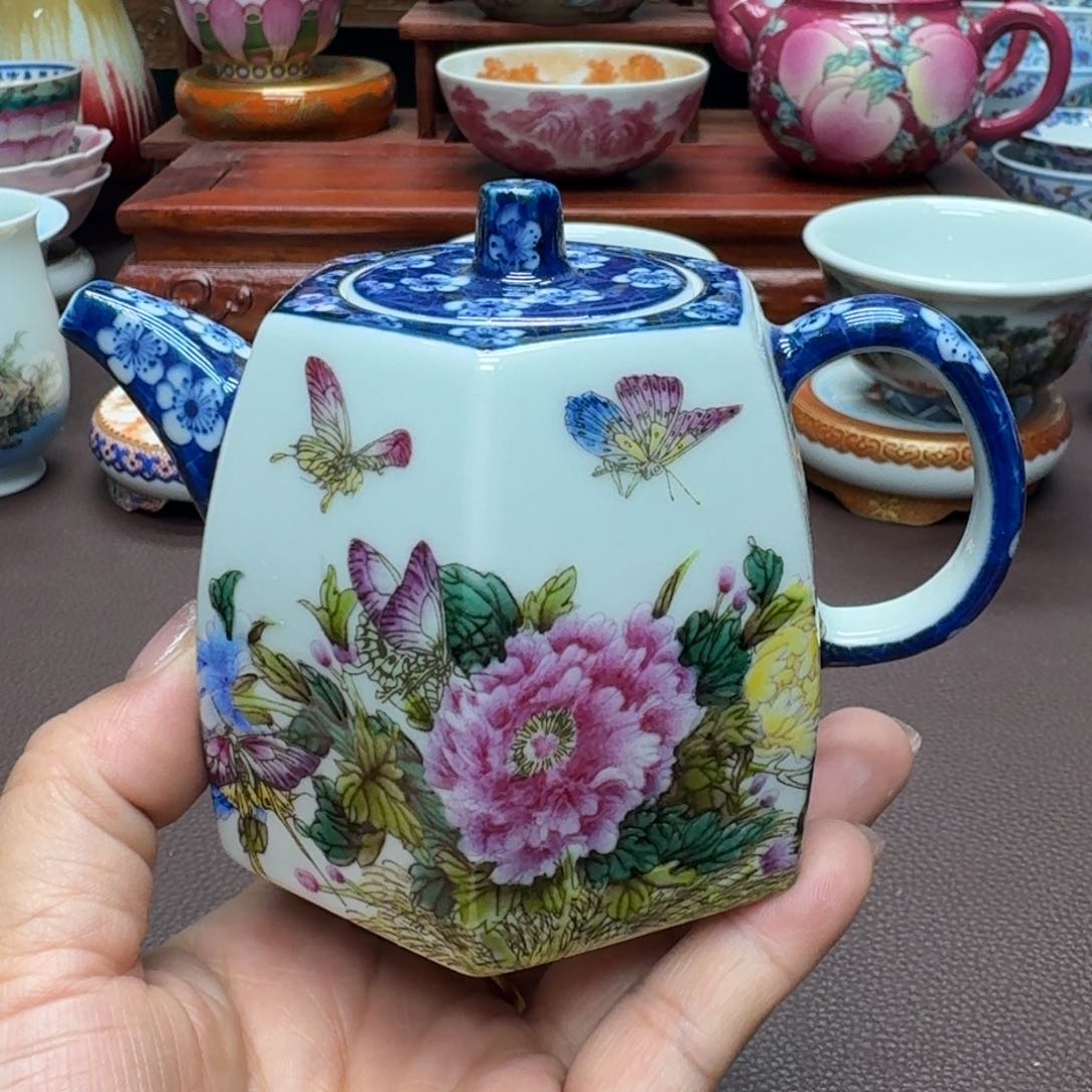 瓷片景德镇仿古手工制作精品展示