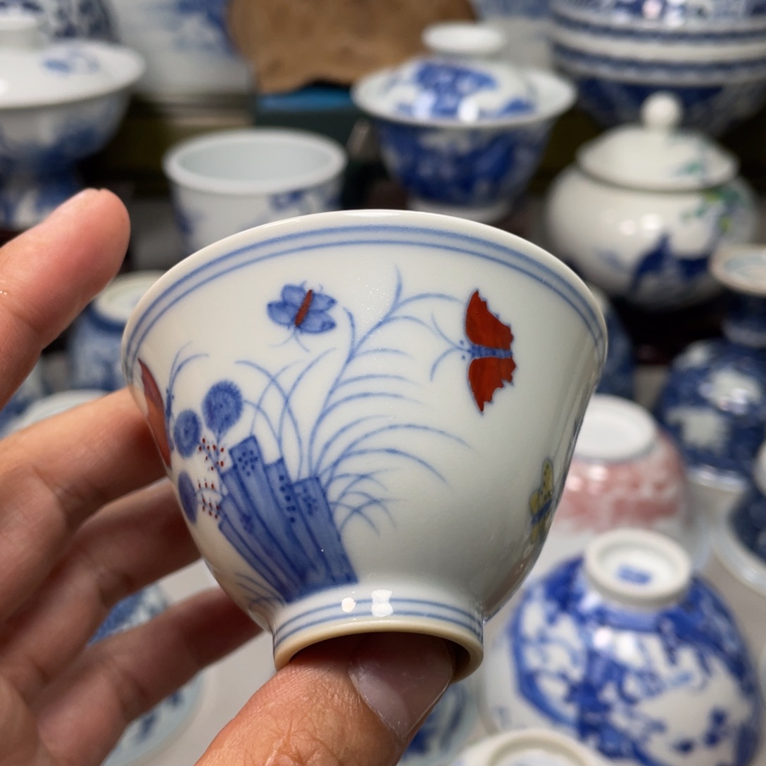 摆件景德镇陶瓷现代手工陶瓷茶具