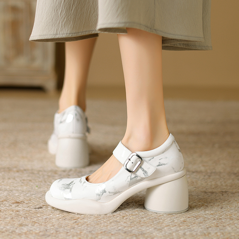 2166牛皮-猪皮内里-跟高6.5cm