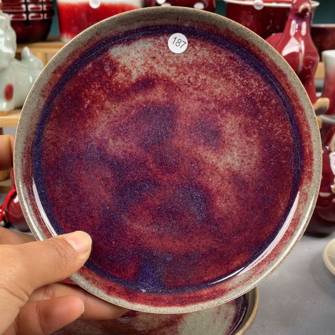 瓷片纯手工制作……微微瑕