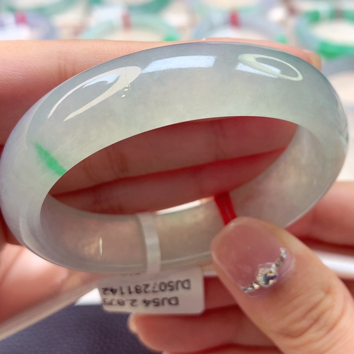 未镶嵌手镯翡翠46号宽版贵妃77