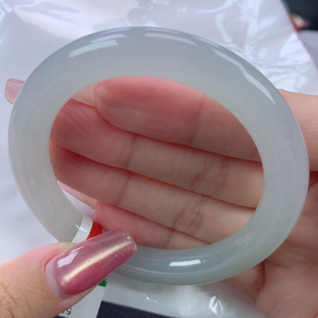 翡翠手镯未镶嵌缅甸天然翡翠A货53