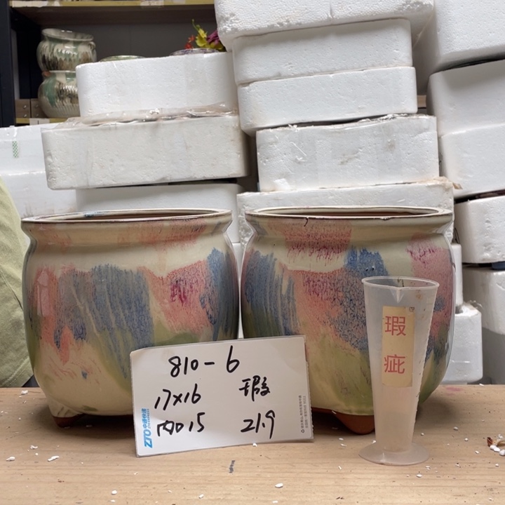 粗陶多肉花盆微瑕6