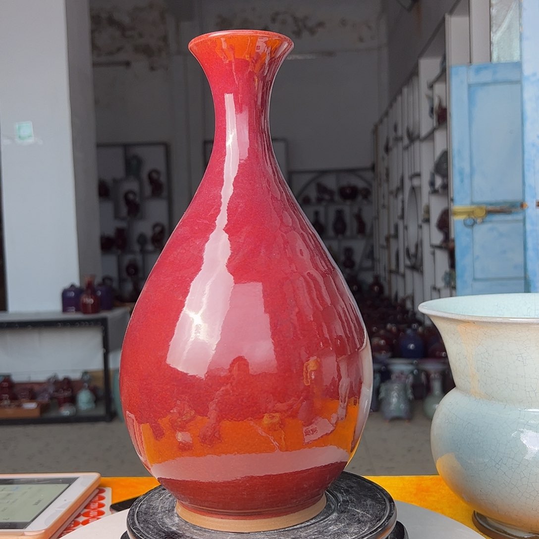 摆件郑家钧窑摆件微