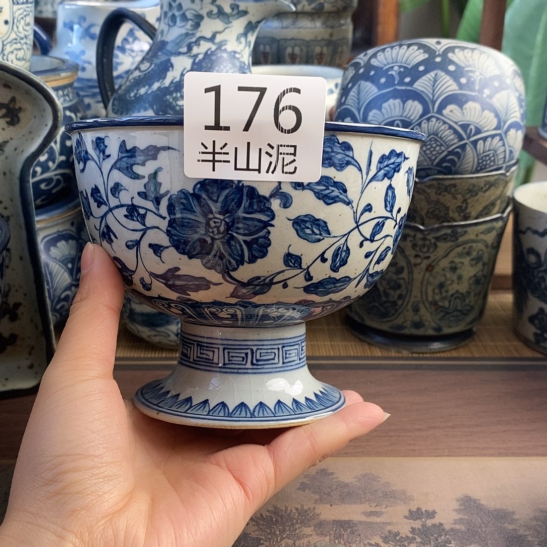 陶手工手绘青花高温陶瓷