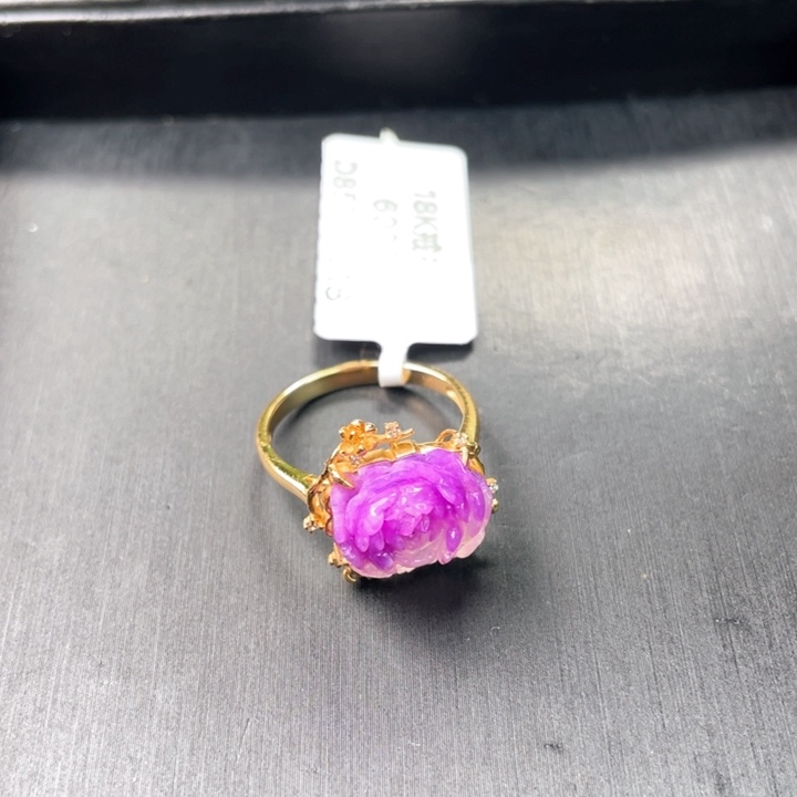 苏纪石（舒俱来）戒指18K金镶嵌